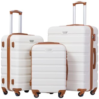 Coolife Luggage 3 Piece Set