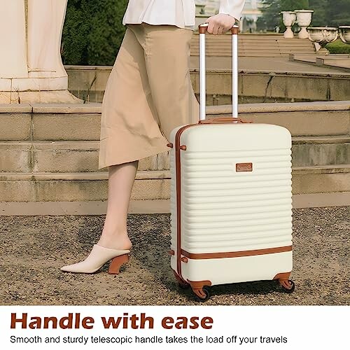 Coolife 3 Piece Luggage Set